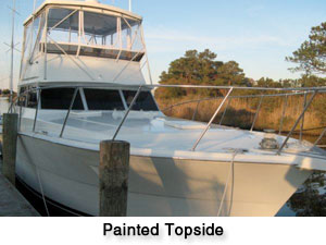 Oceana Boatworks - Custom Topside Painting
